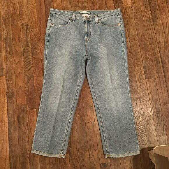 Tommy Hilfiger Women’s Size 14 Hipster Denim Cotton Light Blue Jeans - Picture 1 of 11